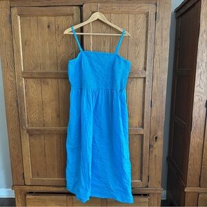 A New Day Bright Blue Smocked Dress